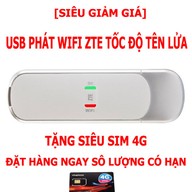 USB PHÁT WIFI 3G 4G ZTE MF70 INTERNET MỌI LÚC MỌI NƠI thumbnail