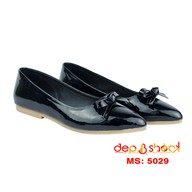 Giày búp bê big size mũi nhọn đính nơ màu đen thương hiệu DEP&SHOCK - 5029 ĐEN BIGSIZE thumbnail