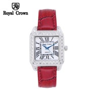 Đồng hồ nữ chính hãng Royal Crown 6104 dây da đỏ thumbnail