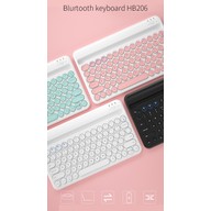 Bàn phím bluetooth ipad,PC,điện thoại ,pin sạc , có rãnh đỡ , BOW HB206- bàn phím máy tính- bàn phím di động-bàn phím đa năng - RE0469 Bàn phím bluetooth thumbnail