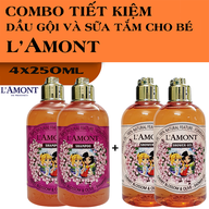 Combo 2 chai Sữa tắm và 2 chai Dầu gội cho bé LAmont En Provence Hương Hoa Anh Đào - 2 TẮM + 2 GỘI KID thumbnail