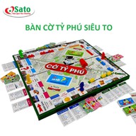 Đồ Chơi Bàn Cờ Tỷ Phú Monopoly Bé Học Làm Giàu Kích Thước 42x42 cm - COTYPHUTO thumbnail