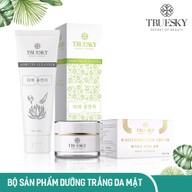 Bộ sản phẩm dưỡng trắng da mặt Truesky VIP07 gồm 1 sữa rửa mặt trắng da 60ml và 1 kem dưỡng trắng da mặt 10g - TRUESKY_ SRMLT +FACE10 thumbnail