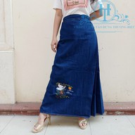 Váy chống nắng Cao cấp cho Nữ thêu Trăng và Cò H&T Fashion - HTVCN004 thumbnail