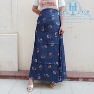 Váy chống nắng Jean Bông vải Mềm cho Nữ H&T Fashion - HTVCN024 thumbnail