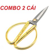 COMBO 2 cái kéo cắt thịt cán vàng siêu sắc thumbnail