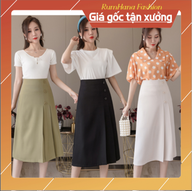 [follow shop] Chân váy công sở dài xếp ly cực sang - RumHana CV01 - CV01 thumbnail