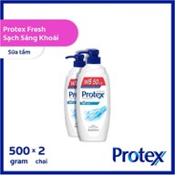 Combo 2 sữa tắm diệt 99.9% vi khuẩn Protex Fresh sạch sảng khoái 500ml chai thumbnail