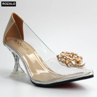 Giày cao gót nữ 7P trong suốt Rozalo R8007 - 8007 thumbnail
