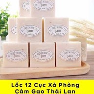 12 cục xà phòng cám gạo - Xà phòng tắm trắng da - XP01-FS thumbnail