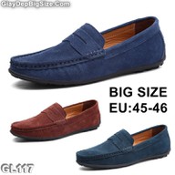 Giày mọi xỏ, giày lười big size cỡ lớn 44 45 46 47 48 cho nam chân to [Được kiểm hàng] GL117 thumbnail