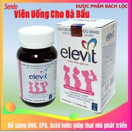 Viên Uống Elevit Bổ Sung DHA,EPA,Acid folic - Giúp phát triển hệ thần kinh và thị giác ở trẻ, giảm triệu chứng ốm nghén cho mẹ - Viên Uống Elevit thumbnail