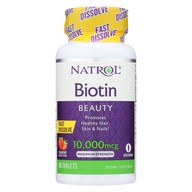 MỸ- Natrol Biotin 10000 mcg- 60 viên- vị dâu mọc tóc đẹp da CHÍNH HÃNG - Natrol Biotin 10000 mcg- 60 viên thumbnail