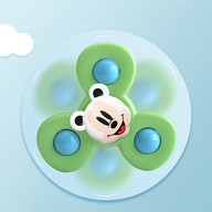 Sét 3 Con quay đồ chơi Fidget Spinner thiết kế hình động vật hoạt hình có giác hút đọc đáo dành cho các bé - S3DCCQ thumbnail
