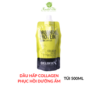 Túi Dầu Hấp Phục Hồi Dưỡng Ẩm DELOFIL Collagen Hair Mask 500ml - Mặt nạ tóc cao cấp nhập khẩu chính hãng thumbnail