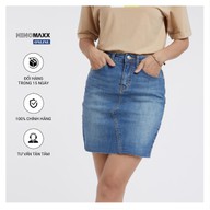 Chân váy jean ngắn Ninomaxx màu xanh nhạt - 1905020 thumbnail