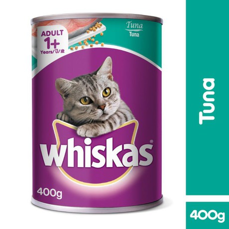 Combo 6 lon pate Whiskas 400g mix vị tiện lợi, thức ăn ướt cho mèo - WK2M 1