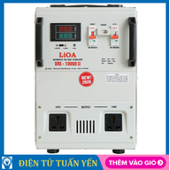 Ổn áp 1 pha Lioa DRI-10000II 10KVA ổn định dòng điện, 100% dây lõi đồng nguyên chất - Hàng chính hãng - SP820591 thumbnail