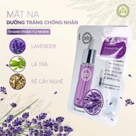 Mặt nạ The Nature Book dưỡng trắng chống nhăn hoa oải hương Lavender Curcumin Ampoule Mask - 10 Miếng - MNOH thumbnail