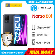 Điện thoại Realme Narzo 50i - Hàng chính hãng, mới 100%, nguyên seal - Bảo hành chính hãng 12 tháng thumbnail