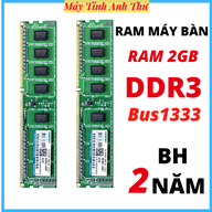 [XẢ KHO] Ram máy tính bàn PC 2GB DDR3 BUS 1333 thumbnail