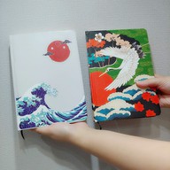 SET 2 quyển sổ tay phong cách Nhật Bản 180trang khổ A5 thumbnail