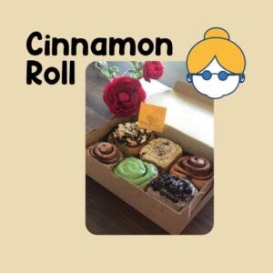 roti cinnamon roll di Surabaya