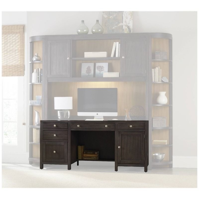 South Park Computer Credenza, Hutch, And Corner Unit Within Park Credenzas (Gallery 11 of 15)