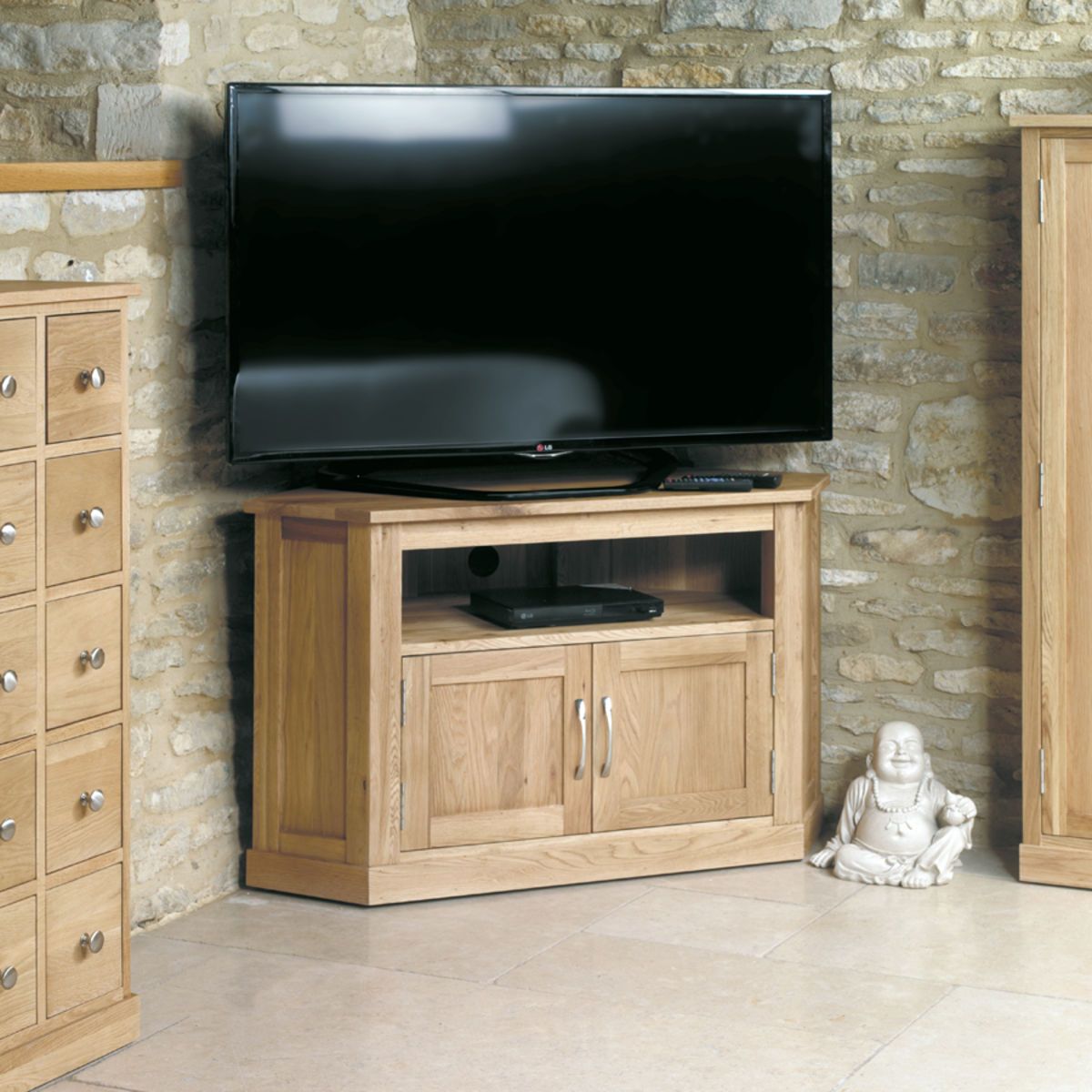 Mobel Oak Corner Television Cabinet – Wooden Furniture Store Within Solid Oak Corner Tv Cabinets (Gallery 7 of 15)