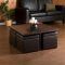 Coffee Table with Pull Out Ottomans