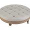Round Fabric Ottoman Coffee Tables