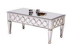 Glass and Silver Coffee Tables