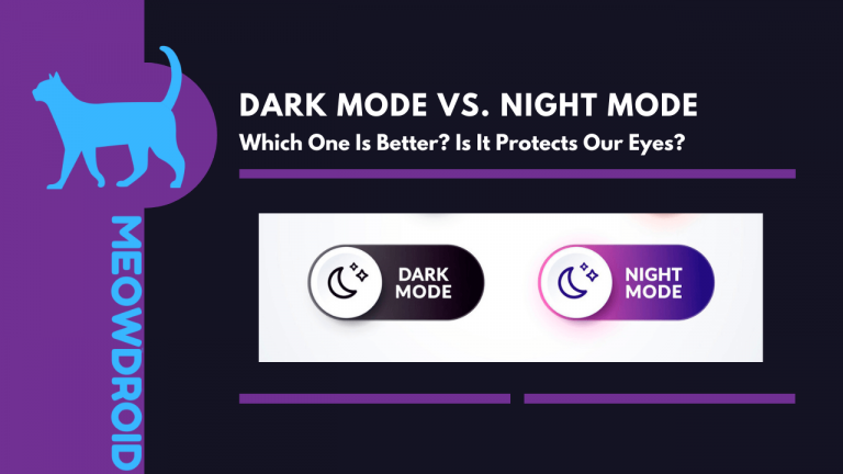 night mode vs dark mode