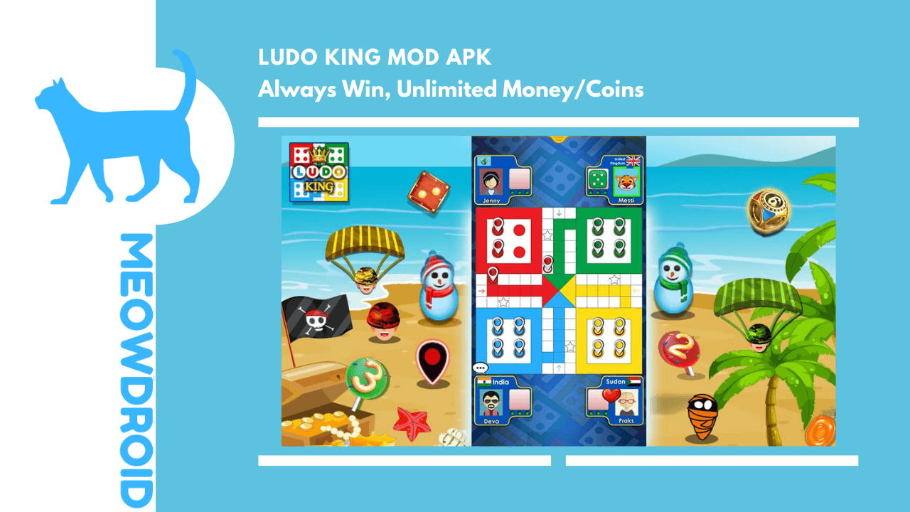 Download Ludo King MOD APK v7.6.0.240 (Always Six, Unlimited Coins) 2023