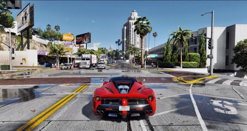 Автомобильная графика в GTA V