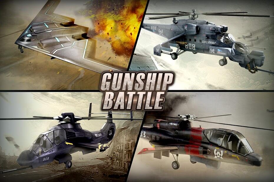 batalla de helicópteros de combate