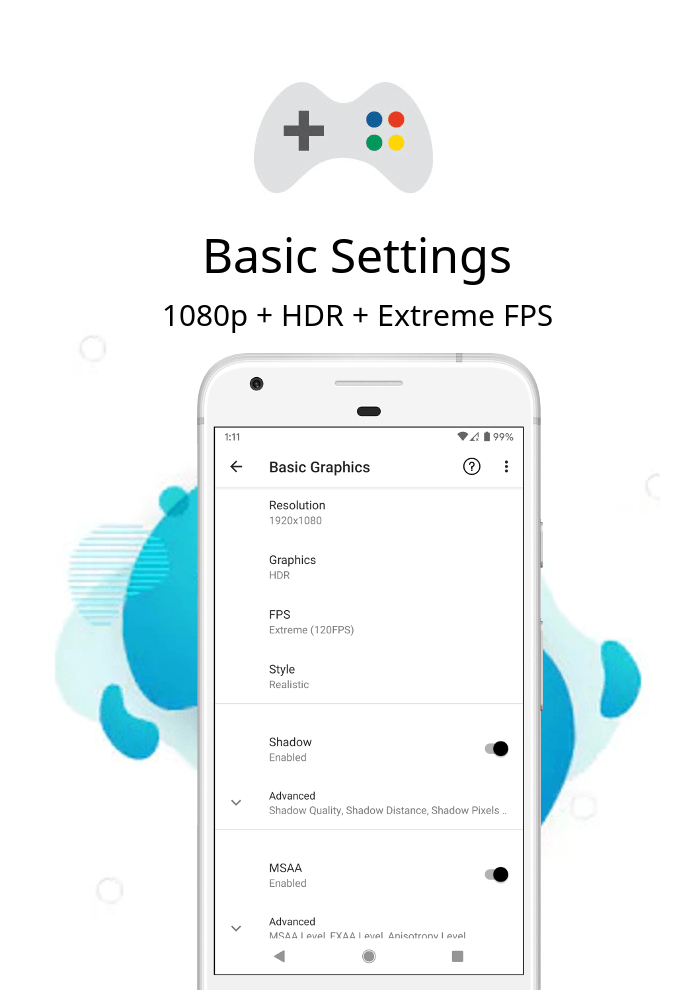 basic settings