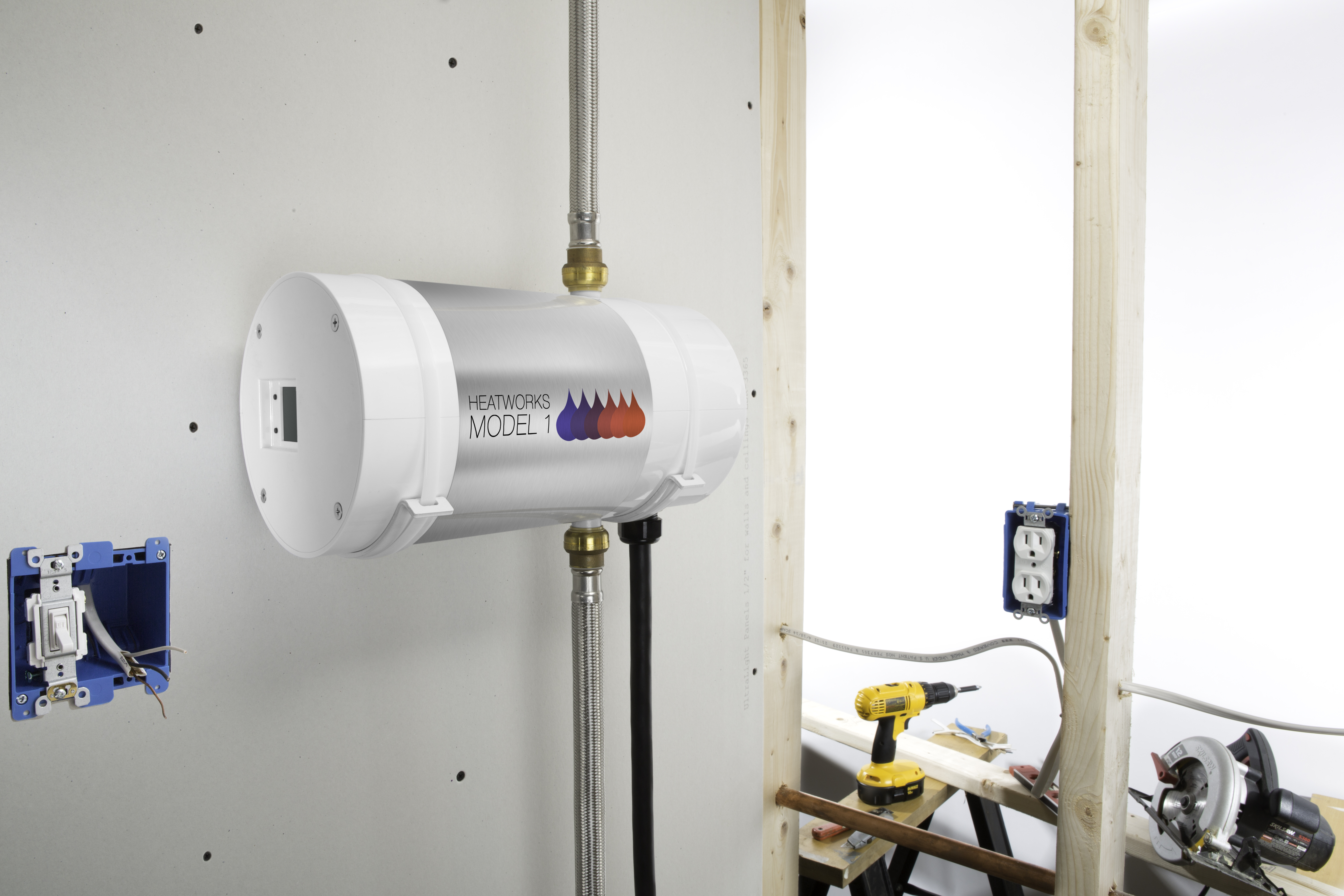 Heatworks Model 1 Water Heater Solves Homeowner Dilemma Created By