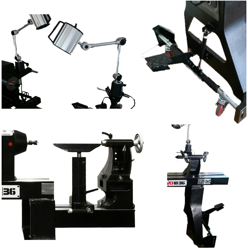 Woodworking Machinery collage lathe