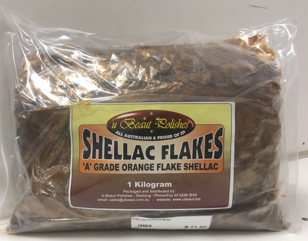 u Beaut Polishes - Shellac Flakes "A" Grade Orange Flake Shellac 1 Kilo