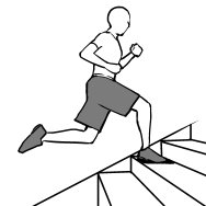 stair training figure4