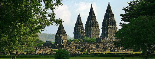 ruinas de un templo en Indonesia
