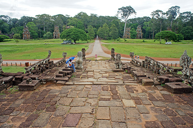 Terraza de los elefantes en Angkor