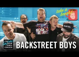 James Corden śpiewa z Backstreet Boys w Las Vegas