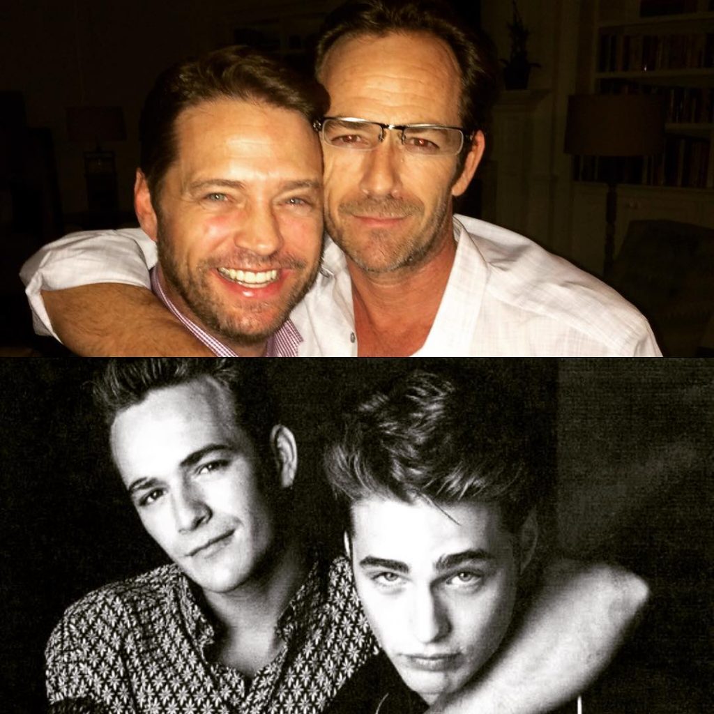 Jason Priestley i Luke Perry przyjaźnili się prawie 30 lat, od Beverly Hills 90210