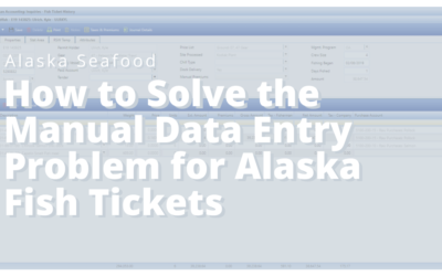 How to Solve the Manual Data Entry Problem for Alaska Fish Tickets