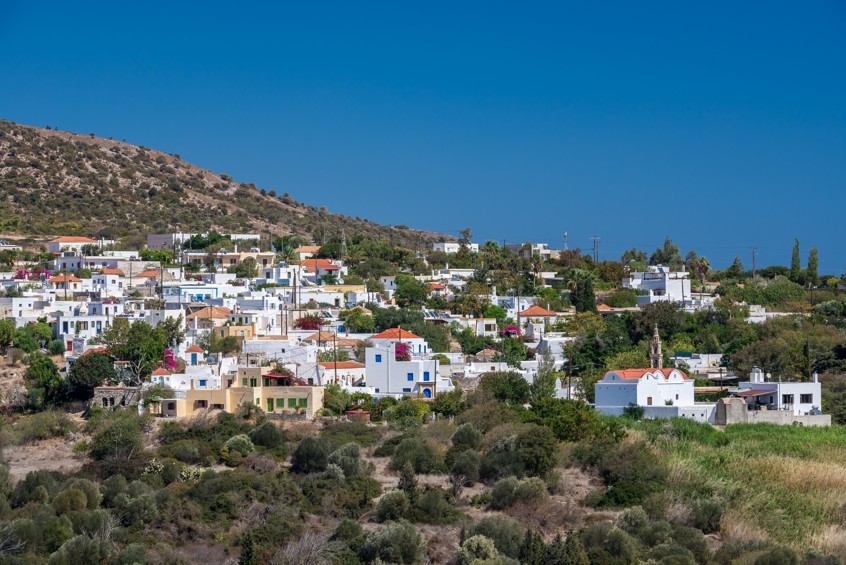 Lachania village in Rhodos