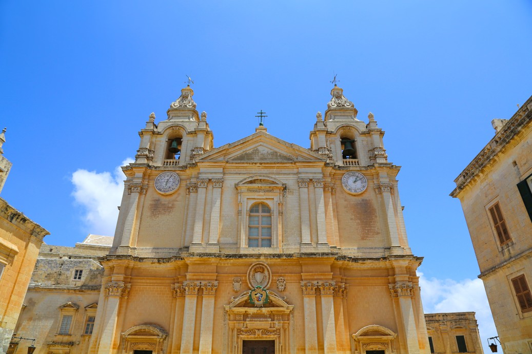 St. pauls cathedral, Mdina, Malta