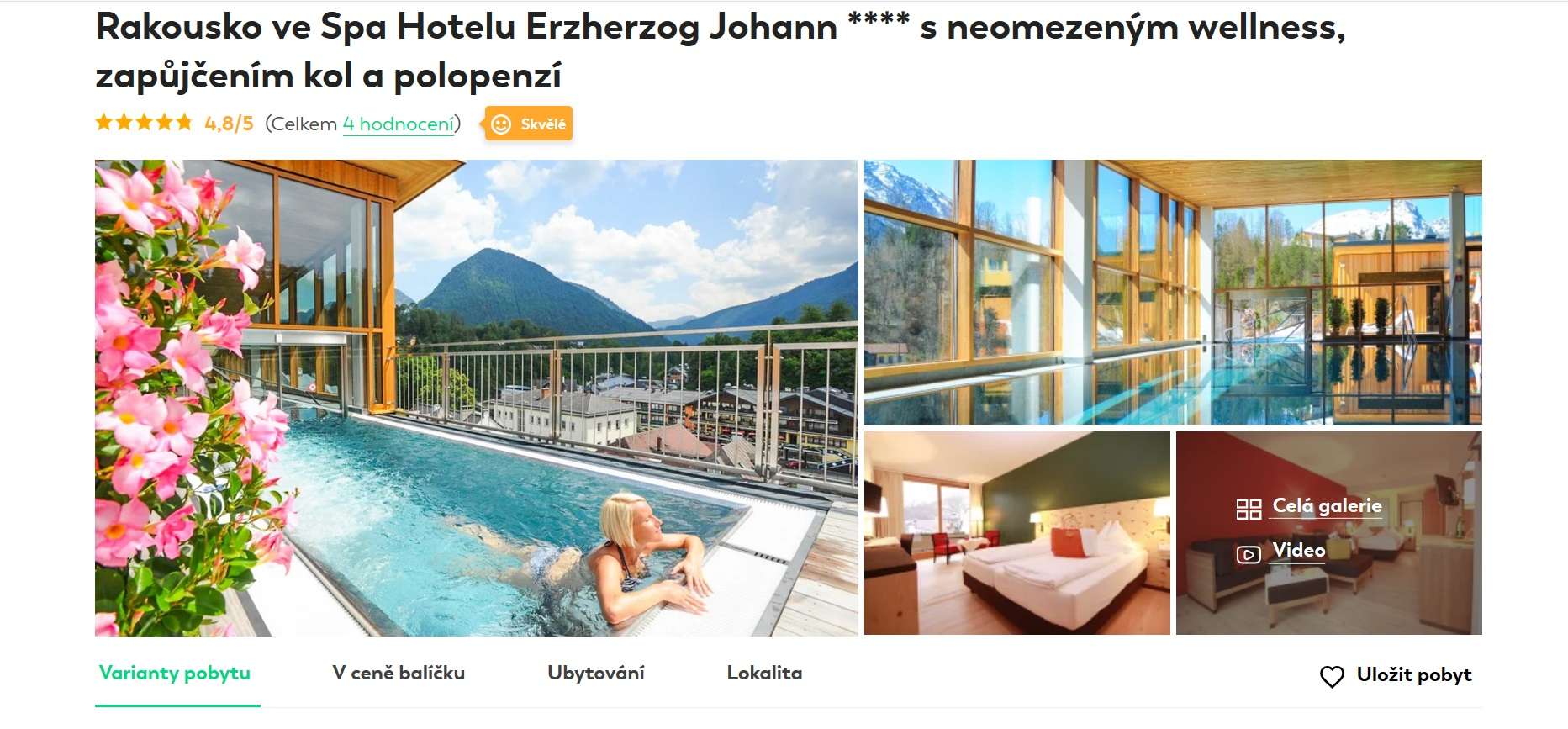 dovolená v rakousku, spa hotel