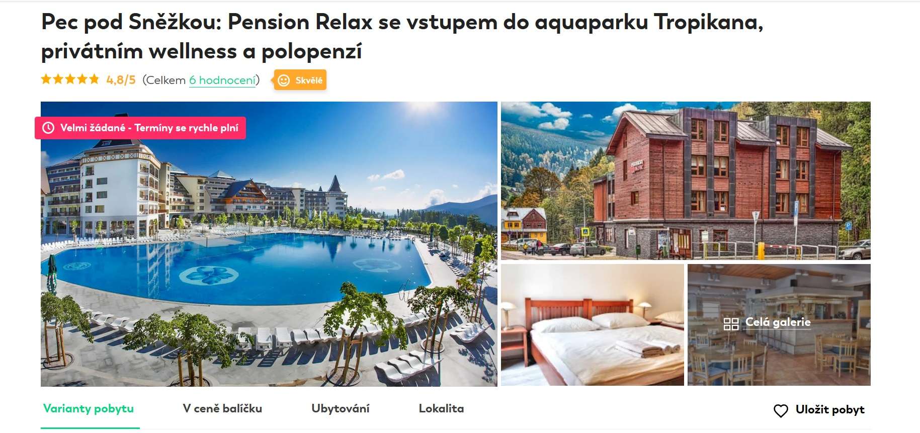 dovolená v česku, penzion Relax, Travelking
